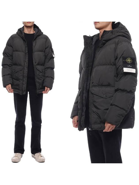 Crinkle Reps Re-Nylon Down Padding Grey - STONE ISLAND - BALAAN 2