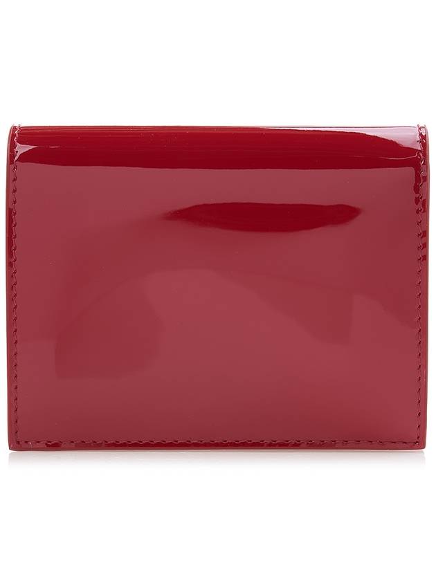 Patent Leather Half Wallet Red - PRADA - BALAAN 4