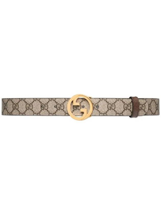 Blondie GG Supreme Canvas Belt Beige - GUCCI - BALAAN 1