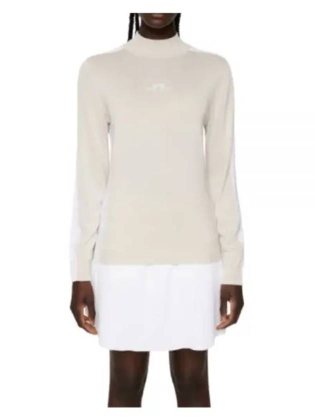 Women's Adia Knit Sweater Moonbeam - J.LINDEBERG - BALAAN 2