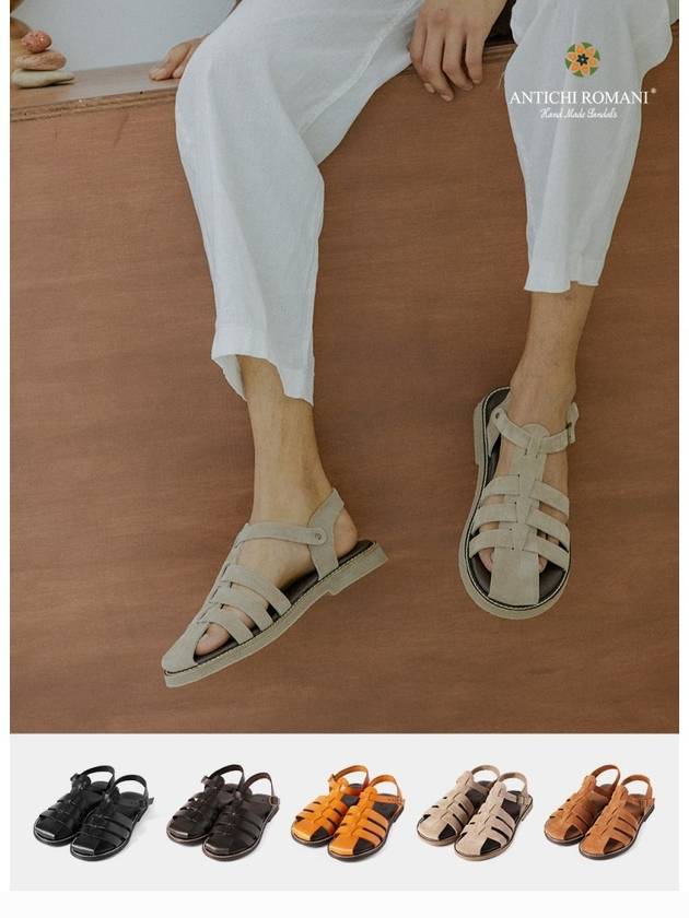 Antici Romani Fisherman leather sandals Venice Collection - ANTICHI ROMANI - BALAAN 1