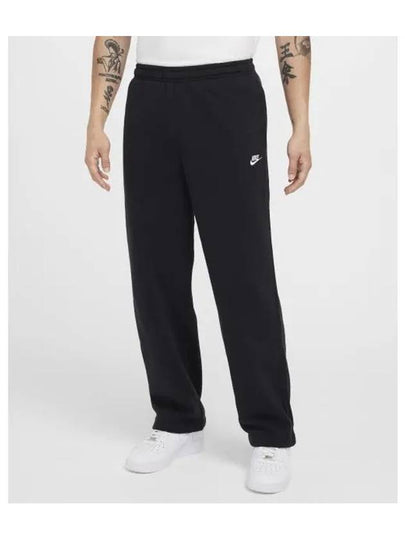 Club Fleece Bungee Pants M Black White FZ0810 010 - NIKE - BALAAN 2