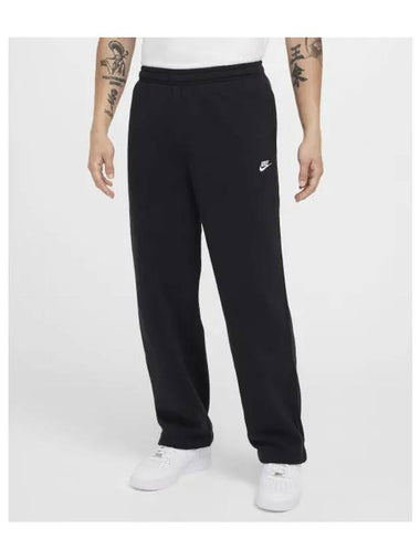 Club Fleece Bungee Track Pants Black - NIKE - BALAAN 1