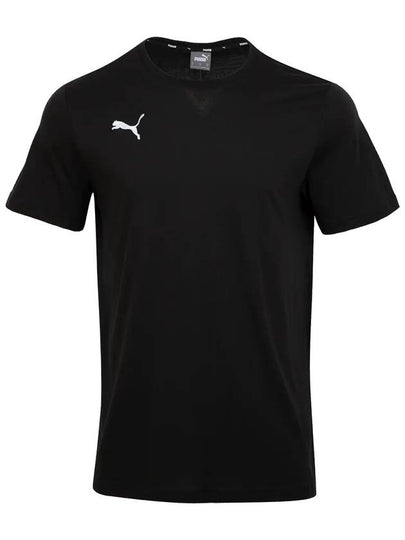 Team Goal 23 Casual Short Sleeve T-Shirt Black - PUMA - BALAAN 2