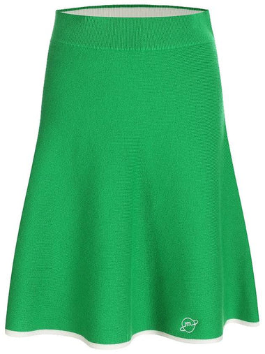 winter knit flare skirtgreen - MILESANDMILESANDMILES - BALAAN 1