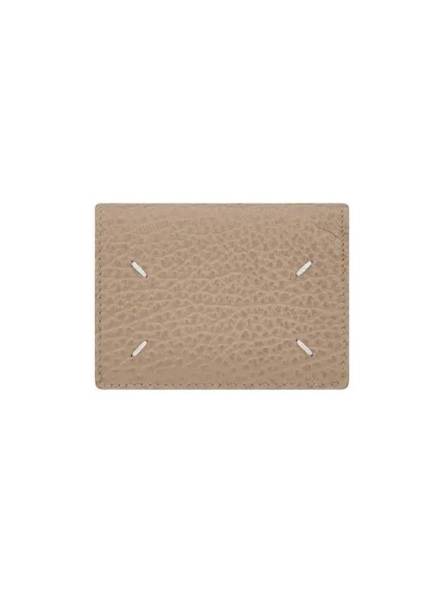 Envelope pocket leather wallet burgundy - MAISON MARGIELA - BALAAN 1