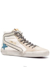 Distressed Leather High Top Sneakers White - GOLDEN GOOSE - BALAAN 3