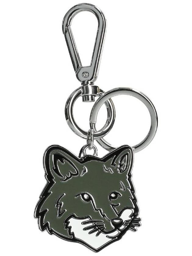 Foxhead metal key ring LM06904AM1002 MILITARYGREEN - MAISON KITSUNE - BALAAN 5