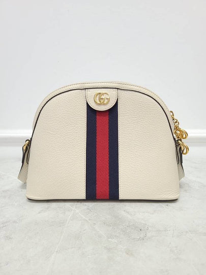 White Three Stripes Web Ophidia Small Shoulder Bag - GUCCI - BALAAN 2