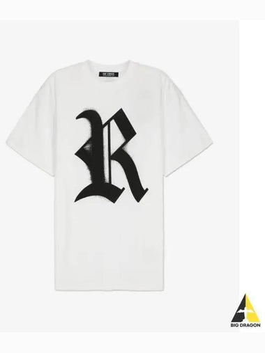 Oversized short sleeve t shirt white 231120190010010 - RAF SIMONS - BALAAN 1