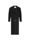 Women's Sabine Wool Single Coat Black - ISABEL MARANT - BALAAN 2