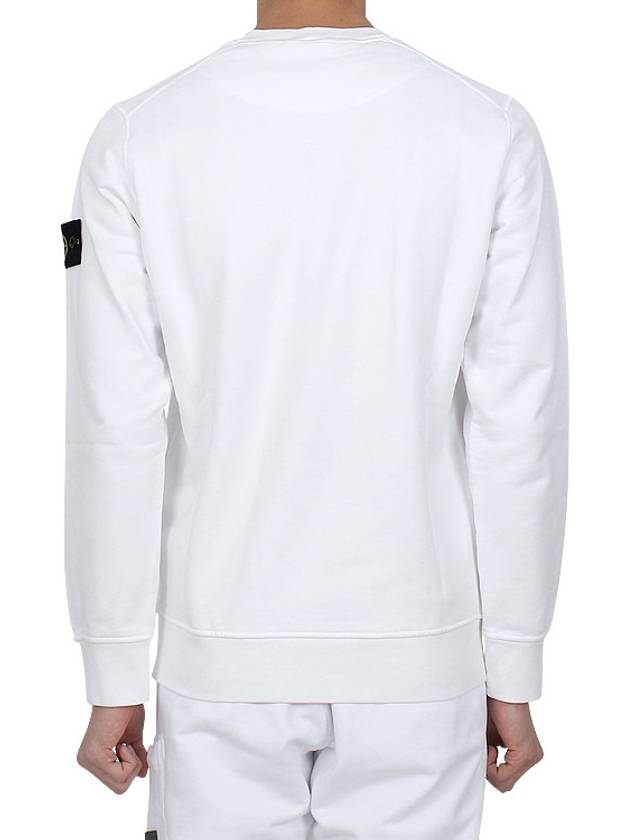 Wappen Patch Garment Dyed Sweatshirt White - STONE ISLAND - BALAAN 5