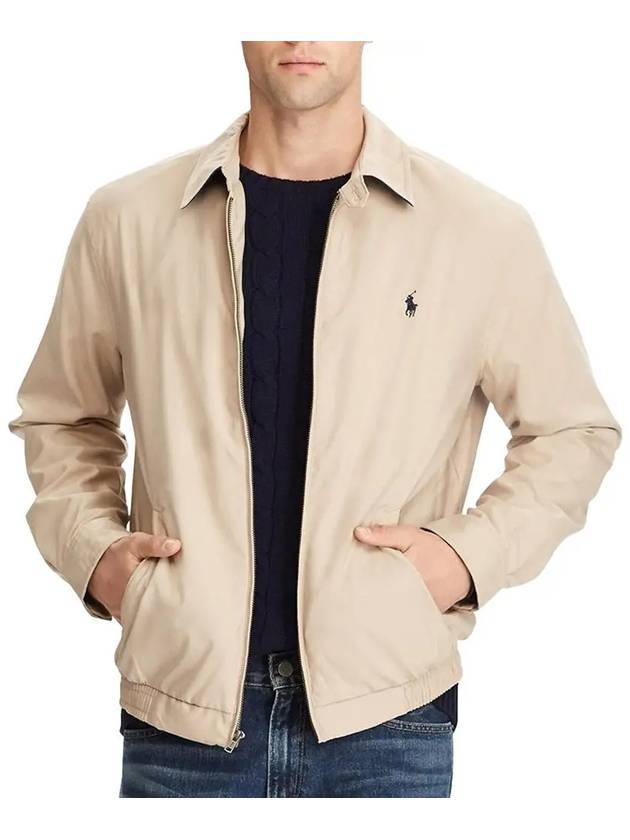 Harrington Windbreaker Beige - POLO RALPH LAUREN - BALAAN 3