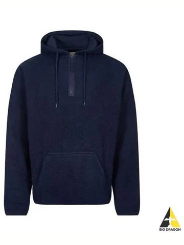 BEACH HOODY Navy 27721 Beach Fleece Hoodie - UNIVERSAL WORKS - BALAAN 1