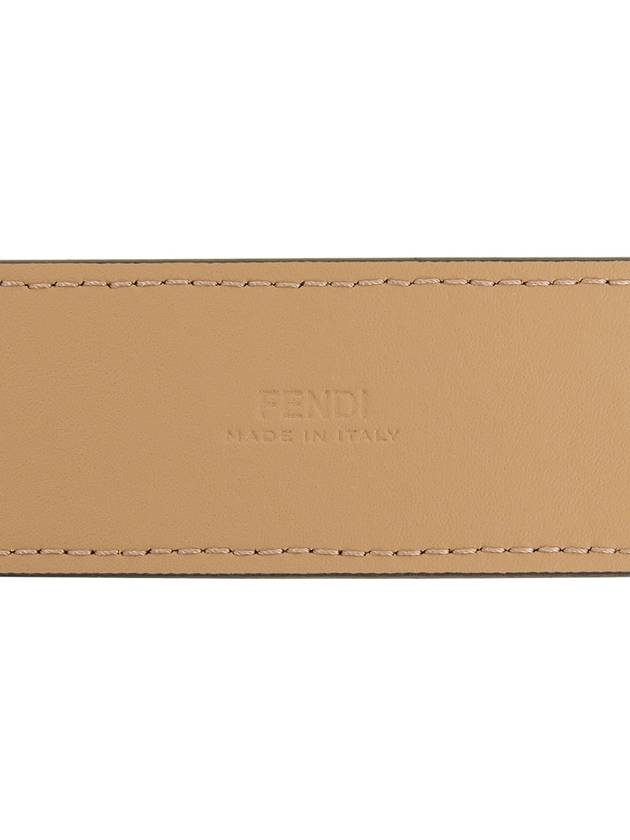 FF Motif Leather Belt Brown - FENDI - BALAAN 7