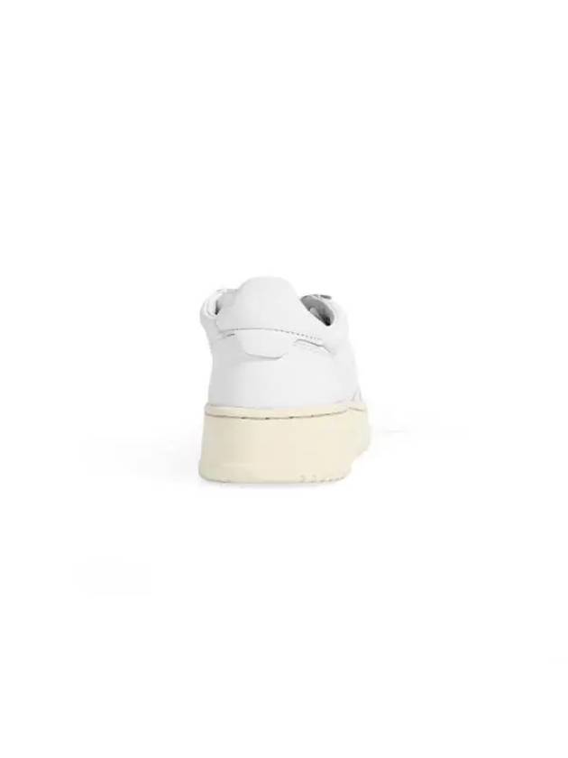 Medalist Goatskin Low Top Sneakers White - AUTRY - BALAAN 6