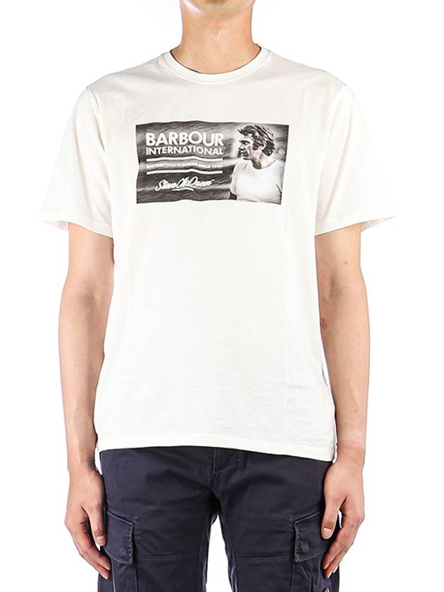 Legend Printing Short Sleeve T-Shirt White - BARBOUR - BALAAN 2