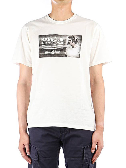 Legend Short Sleeve T-Shirt White - BARBOUR - BALAAN.