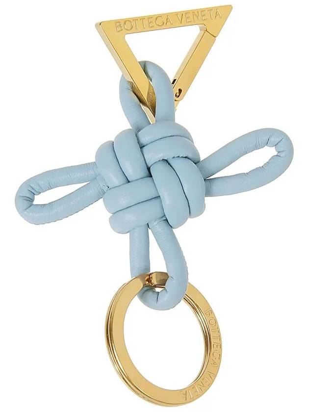 Triangle Nappa Key Holder Blue - BOTTEGA VENETA - BALAAN 2