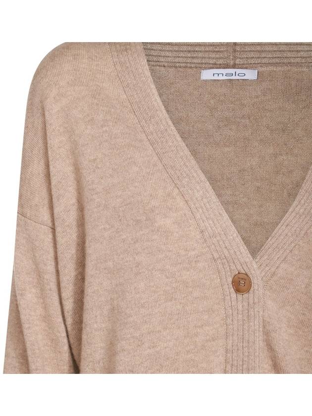 Malo Light Beige Wool Knitwear - MALO - BALAAN 3