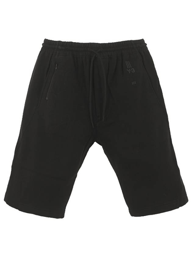 Classic Logo Cotton Shorts Black - Y-3 - BALAAN 2