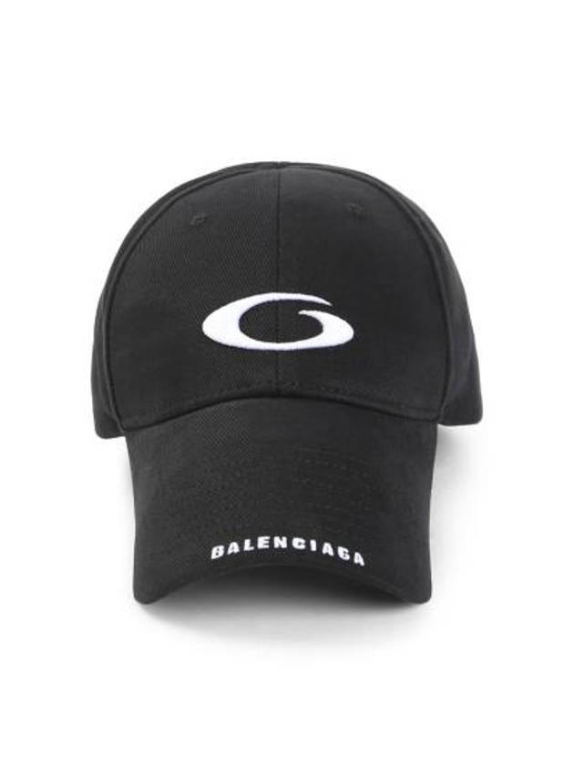 Embroidered Icon Logo Ball Cap Black - BALENCIAGA - BALAAN 2