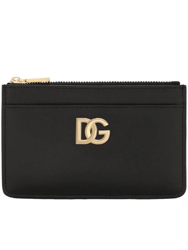 DG logo zipper card wallet black - DOLCE&GABBANA - BALAAN 2