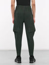 Pleated Cargo Track Pants Green - ISSEY MIYAKE - BALAAN 5