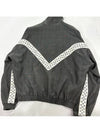 L LV Men s Tailored Damier Leather Track Blouson Jacket Gray - LOUIS VUITTON - BALAAN 9