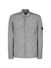 Men's Tailon L Utility Pocket Long Sleeve Shirt Griffin Gray - CP COMPANY - BALAAN.