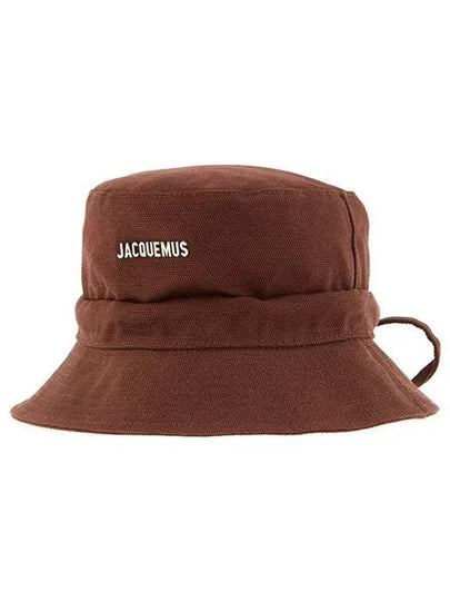 Le Bob Gadjo Knotted Bucket Hat Brown - JACQUEMUS - BALAAN 2