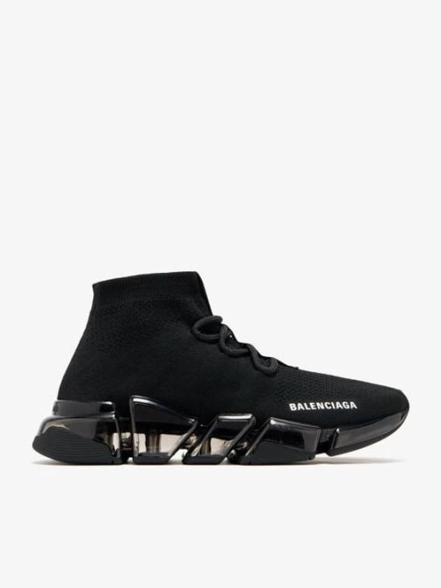 Speed ​​2.0 Lace-Up High-Top Sneakers Black - BALENCIAGA - BALAAN 3