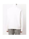 Heart Logo Knit Turtleneck White - AMI - BALAAN 6