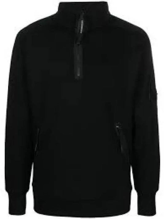 Lens Detail Half Zipper Sweatshirt Black - CP COMPANY - BALAAN 2