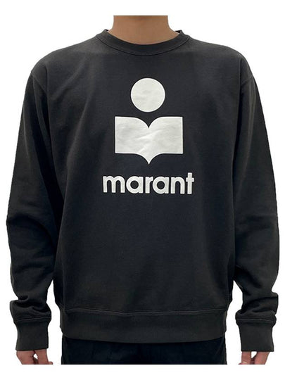 Mikoy Logo Print Sweatshirt Black - ISABEL MARANT - BALAAN 2