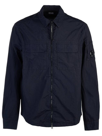 Taylon L Zip-Up Jacket Navy - CP COMPANY - BALAAN 2