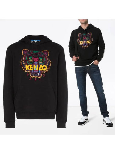 11th Anniversary Classic Tiger Embroidery Hoodie 5SW415 4XA 99 - KENZO - BALAAN 1