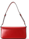 Brushed Leather Femme Bag Scarlet - PRADA - BALAAN 4