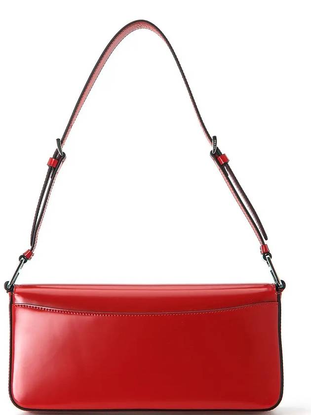 Brushed Leather Femme Bag Scarlet - PRADA - BALAAN 4