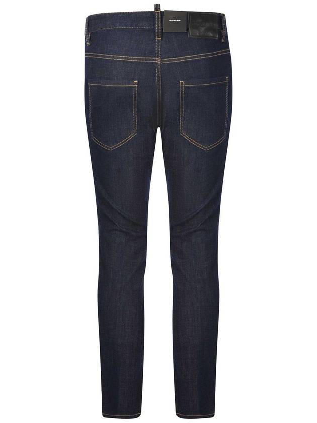 Dark Rinse Wash Skater Denim Jeans Blue - DSQUARED2 - BALAAN 4