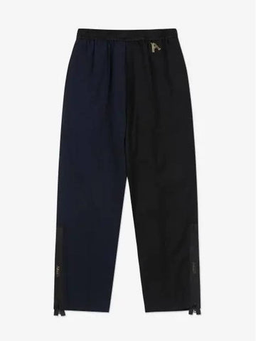 Two tone tailored slacker pants black Navy STAR30201BCKN - ARIES - BALAAN 1