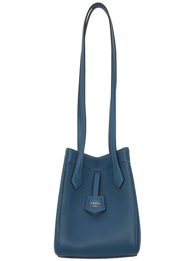 Origami Mini Bucket Bag Blue - FENDI - BALAAN 4