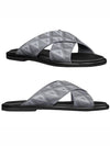 CD Diamond Alias ​​Leather Slippers Grey - DIOR - BALAAN 2