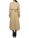 Giostra Virgin Wool Trench Coat Beige - MAX MARA - BALAAN 5