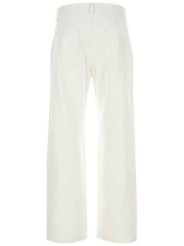 Straight Pants J23KA0102J46544 102 White - JIL SANDER - BALAAN 3