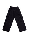 WIDE FIT TWO TUCK PLEATS SWEAT PANTSBLACK - DON’T ASK MY PLAN - BALAAN 1