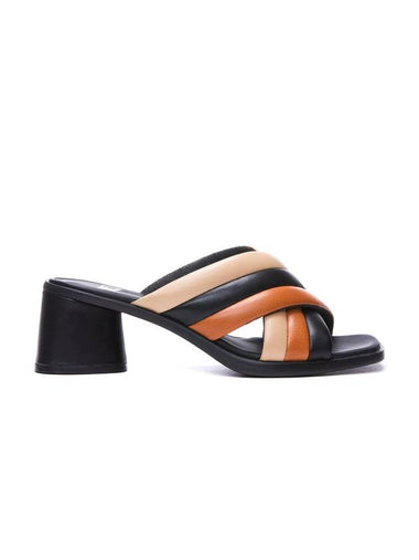 Twins Cross Strap Leather Sandals Heel - CAMPER - BALAAN 1