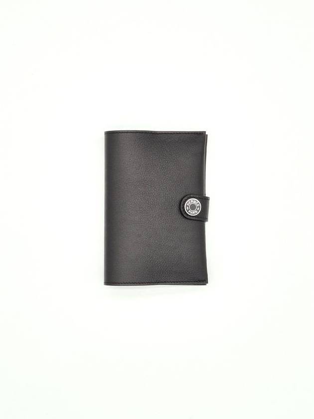 R.M.S Passport Holder Evergrain & Palladium Noir - HERMES - BALAAN 4