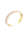 Cord Bangle Bracelet Gold Lilac - DIOR - BALAAN 3