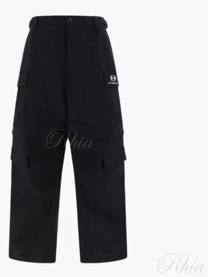 Unity Sports Icon Cargo Straight Pants Black - BALENCIAGA - BALAAN 2